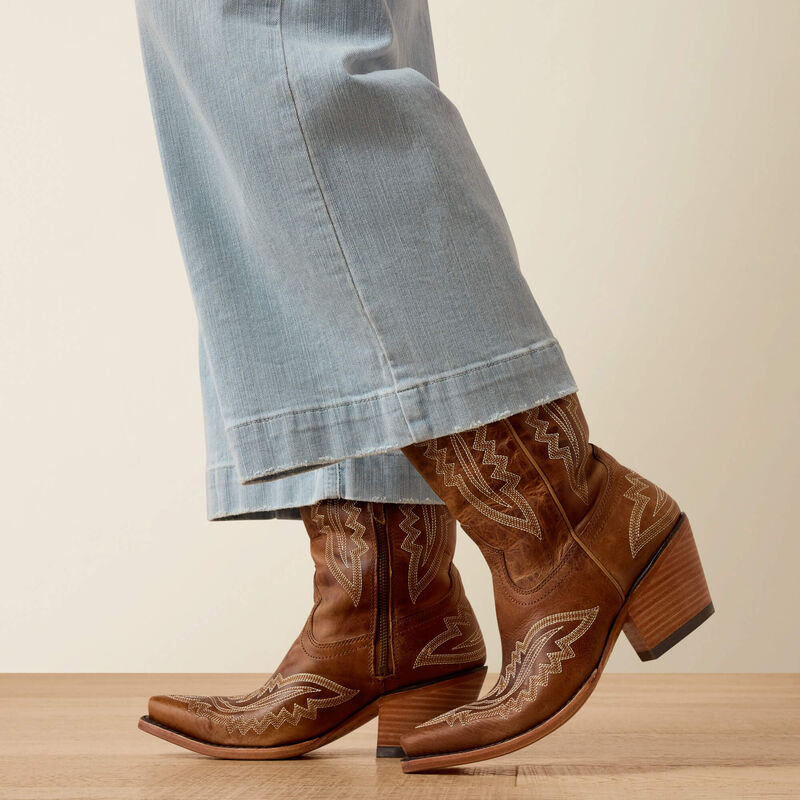 PERFECT RISE CLARE WIDE CROP JEANS