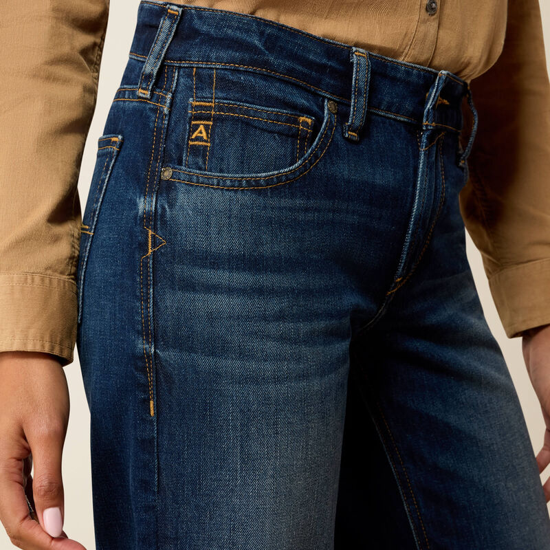 PERFECT RISE PETRA FLIPSIDE WIDE LEG JEAN