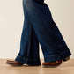 PERFECT RISE PETRA FLIPSIDE WIDE LEG JEAN