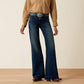 PERFECT RISE PETRA FLIPSIDE WIDE LEG JEAN