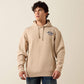 MENS BISON ARCHER OATMEAL HOODIE