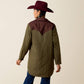 WOMENS DILON GREEN PARKA