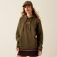 WOMENS THREADED THROUGH HOODIE