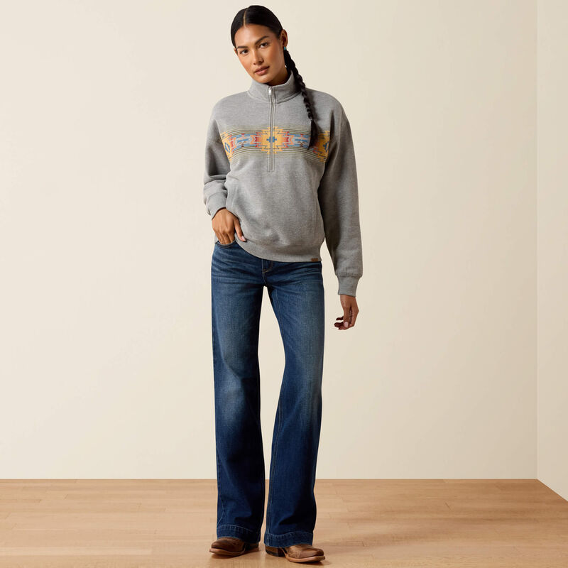 WOMENS SELENA 1/2 ZIP SWETSHIRT