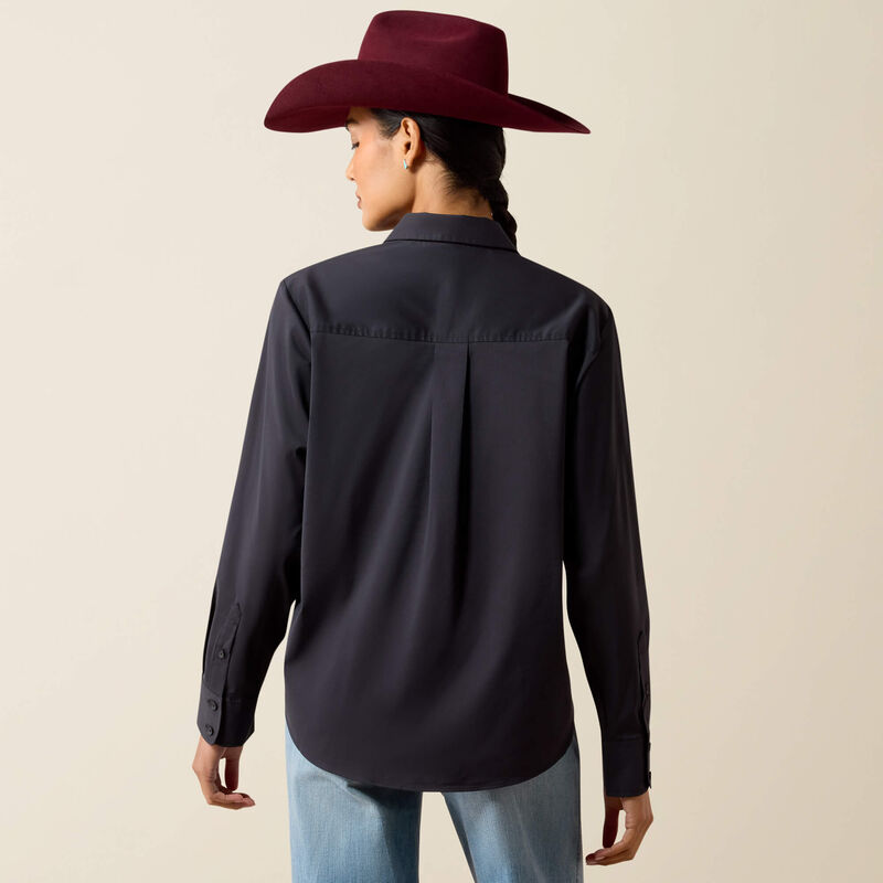 WOMENS EVERYTHING BLACK LS