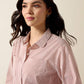 WOMENS EVERYTHING BURNT HENNA STRIPE LS