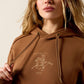 WOMENS DAYDREAMER BROWN HOODIE
