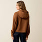 WOMENS DAYDREAMER BROWN HOODIE
