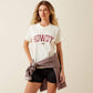 WOMENS COLLEGIATE HOWDY CREAM TEE