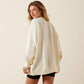 WOMENS COLLEGIATE CREAM ROWDY SWEATER