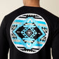 MENS DESERT WANDERER CIRCLE LONG SLEEVE TEE