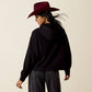 WOMENS DAYDREAMER BLACK HOODIE