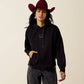 WOMENS DAYDREAMER BLACK HOODIE