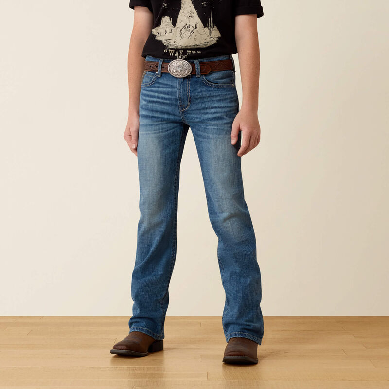 BOYS B4 RELAXED HUCK BOOTCUT JEAN