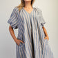 STRIPED MOON DRESS