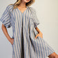 STRIPED MOON DRESS
