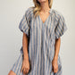 STRIPED MOON DRESS