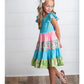 TWIRL FLORAL GIRLS DRESS