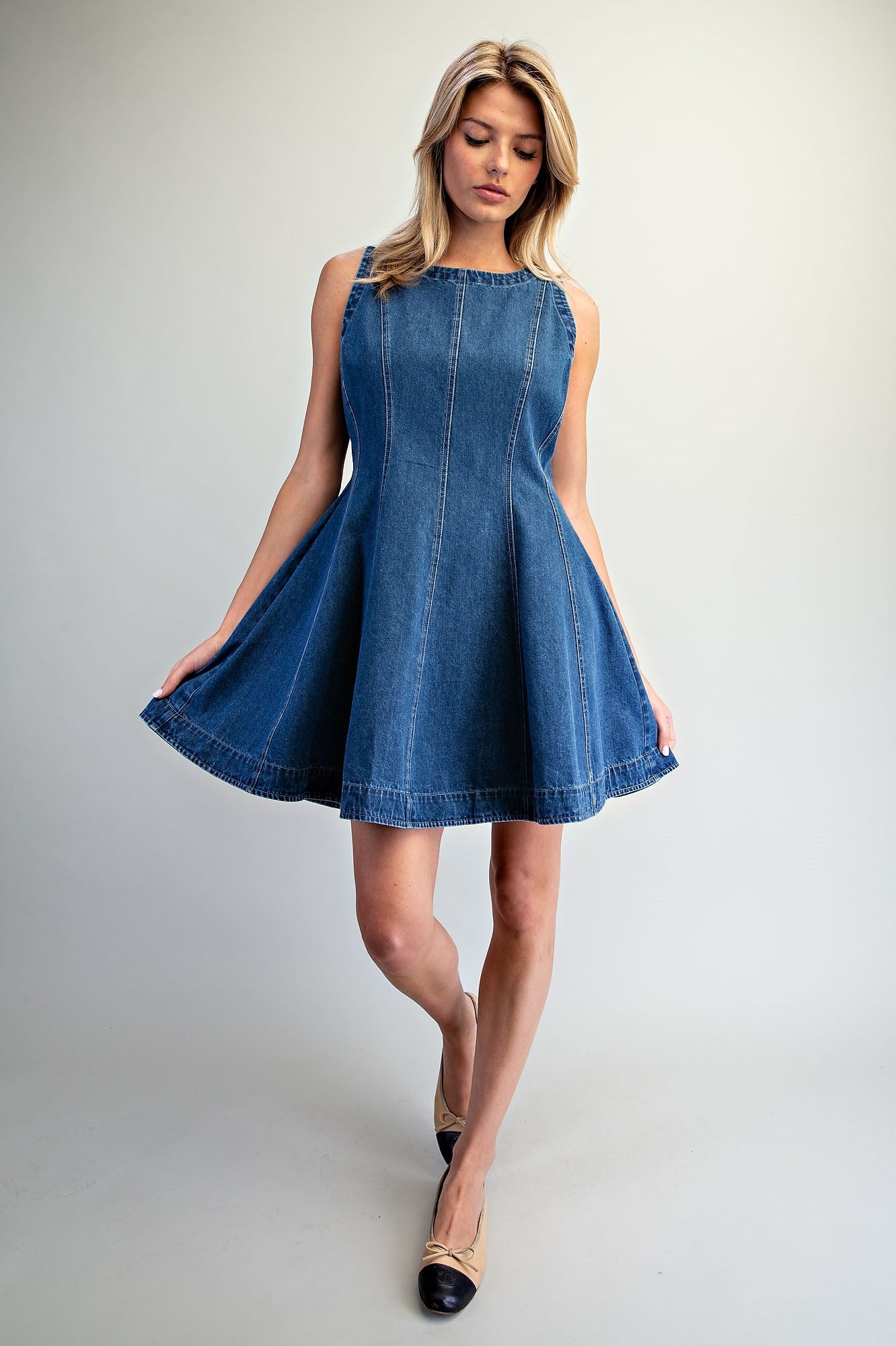 DENIM CHIC DRESS