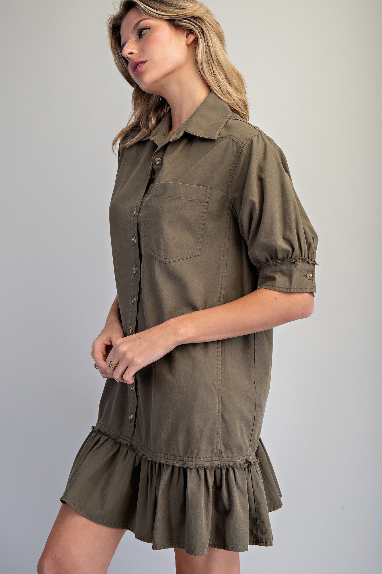 OLIVE CHIC MEADOW DRESS