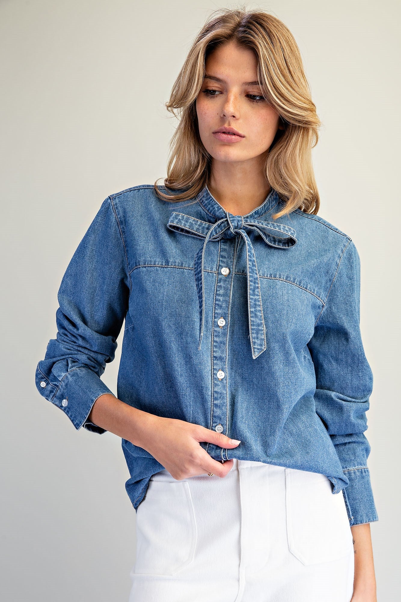 SASSY BOW TIE TOP