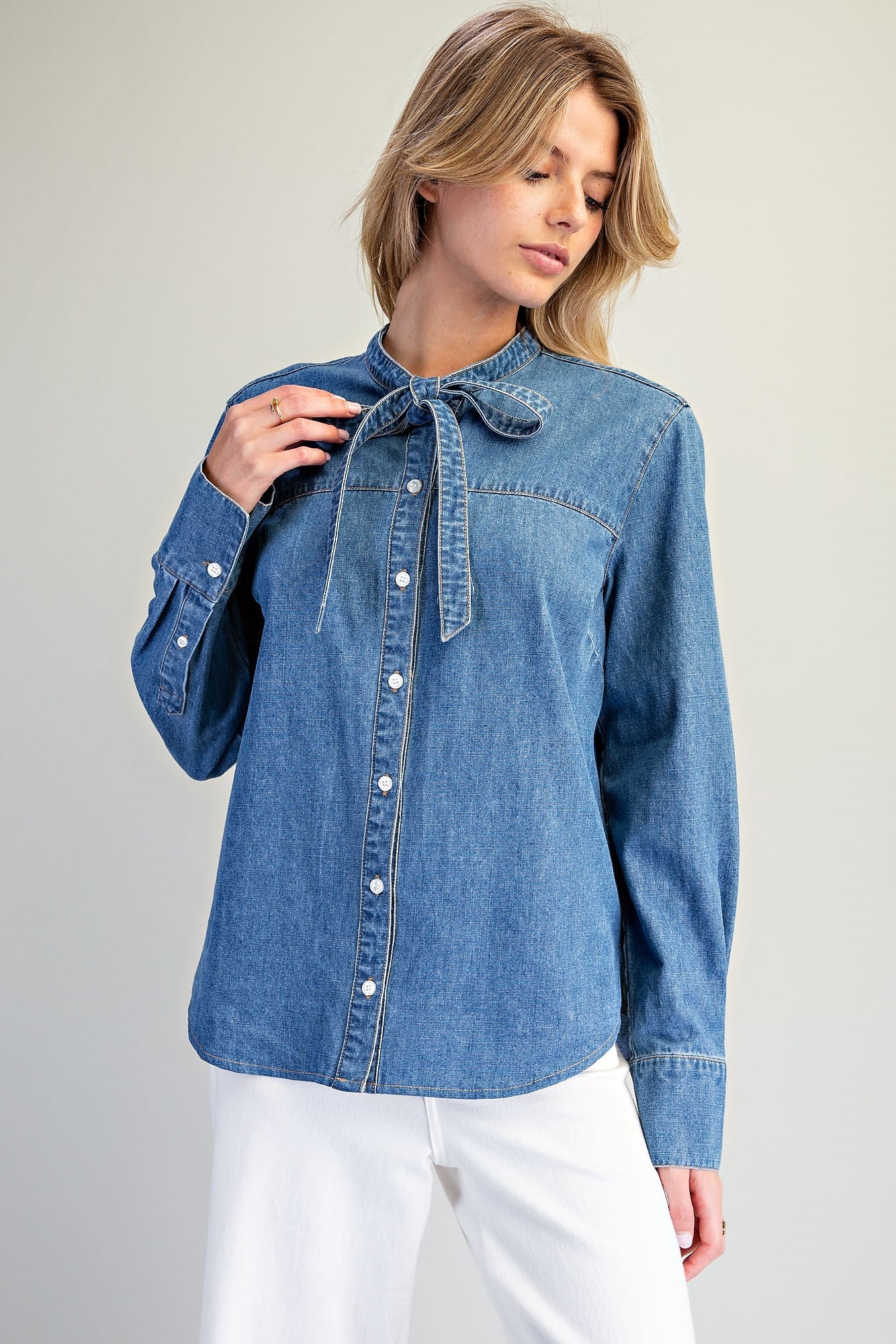 SASSY BOW TIE TOP