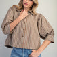 CLASS CROP COCO STRIPE LS