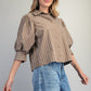 CLASS CROP COCO STRIPE LS