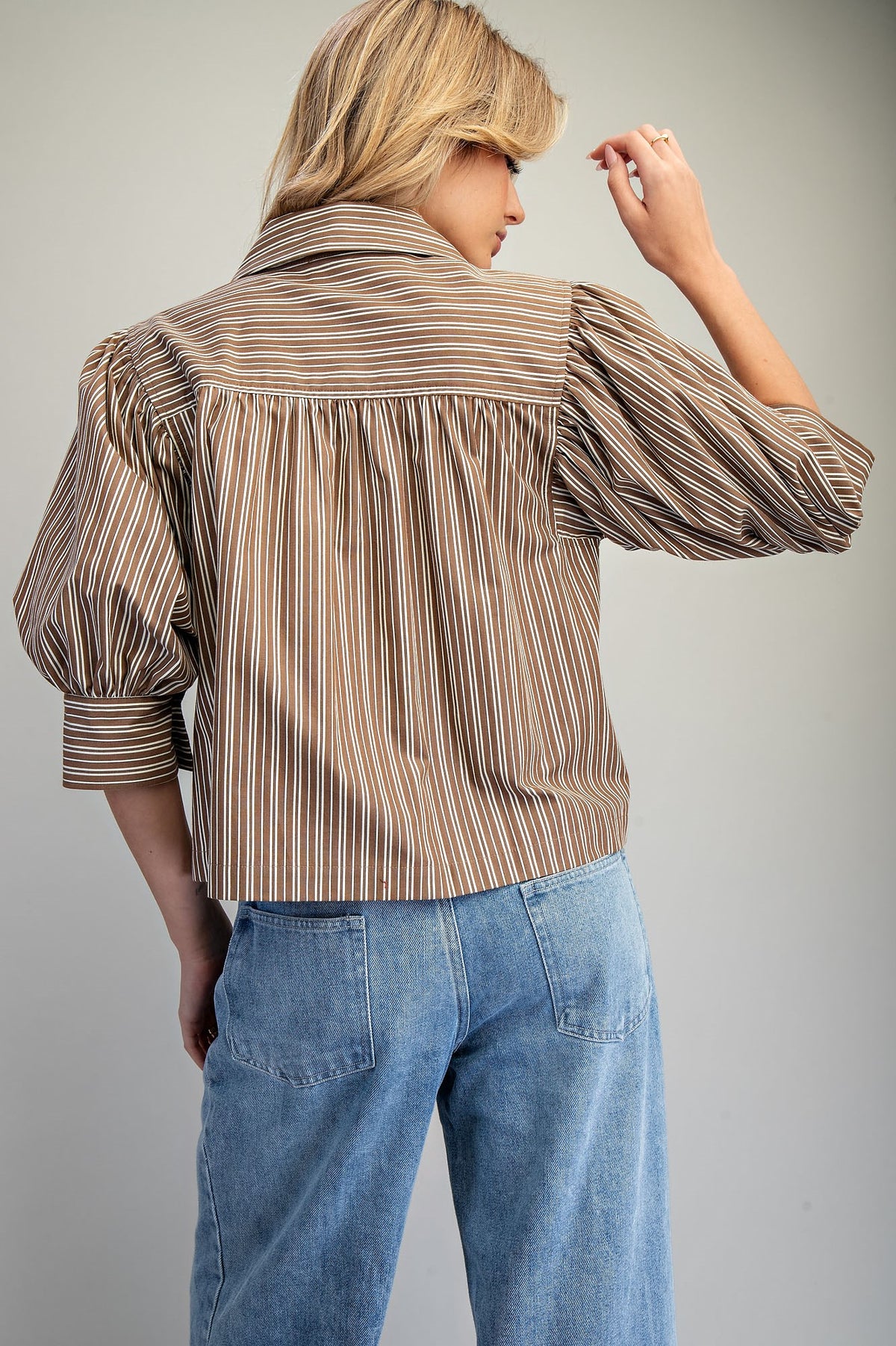 CLASS CROP COCO STRIPE LS