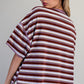 FIG JAM BOXY STRIPED SS TOP