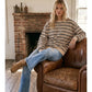 STRIPE BEIGE MIX TOP