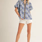 BAROQUE FLORAL TOP