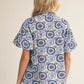 BAROQUE FLORAL TOP