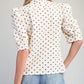 CUTIE DOT PUFF OATMEAL TOP
