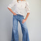 CUTIE DOT PUFF OATMEAL TOP