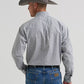 GEORGE STRAIT WHITE/GREEN PRINT LONG SLEEVE