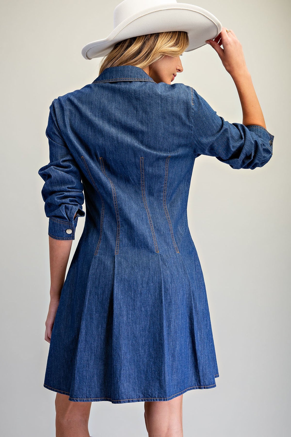DENIM DAYS LS DRESS
