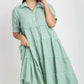 Jade Striped Tier Dress