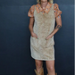 CORDUROY BOOT STITCH DRESS