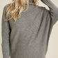 DOLMAN GREY LS PULLOVER