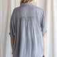 COLLARD PIN STRIPE SS