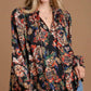 Floral Rose LS Top