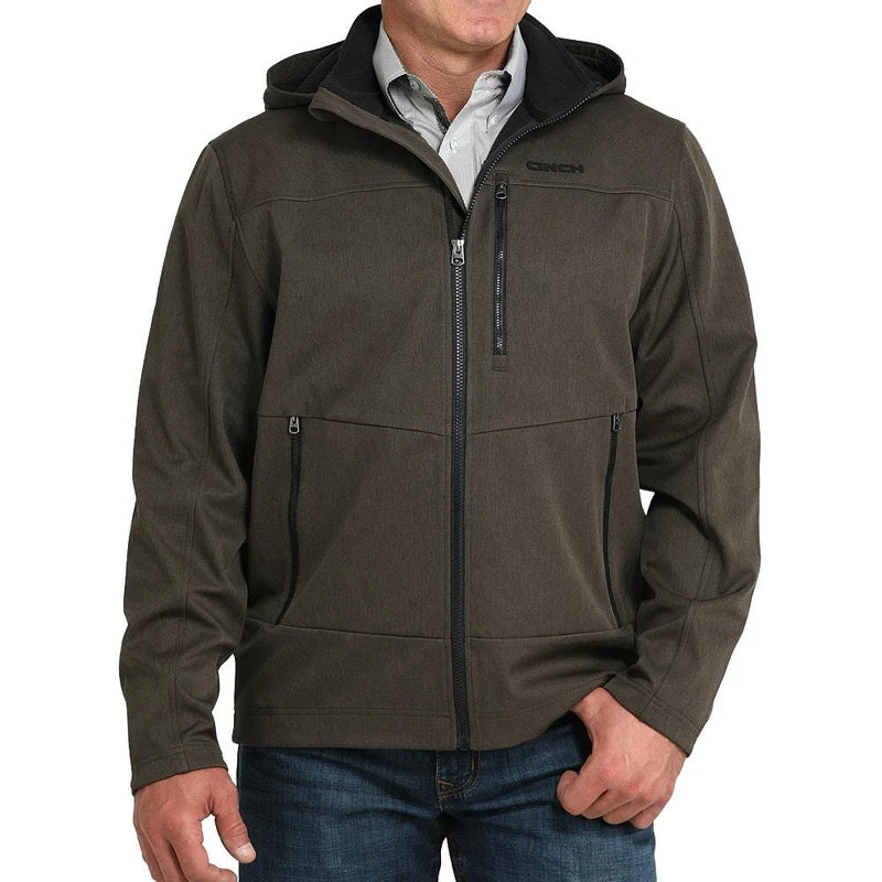 MN BOND OLIVE HOODED JACKET