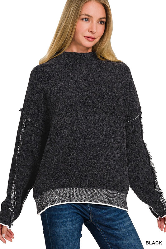 CHENLLE BLACK SWEATER