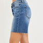 TUMMY CONTROL HI-RISE RAW HEM SHORTS