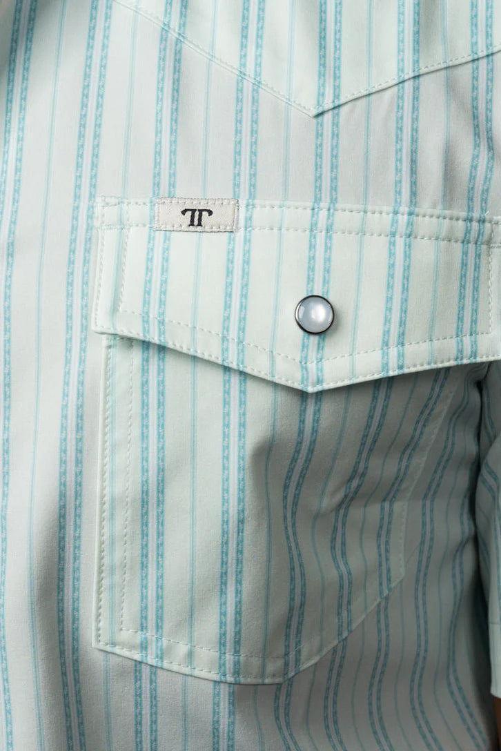 THE JACK IN GREEN PEARL SNAP