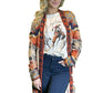CARDIGAN AZTEC LS TOP
