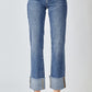 RISEN HR STRAIGHT CUFFED JEAN