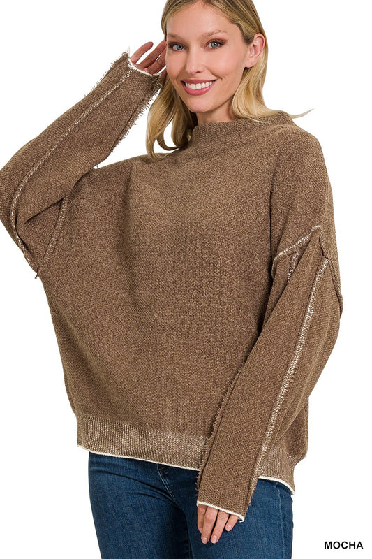 CHENLLE H MOCHA SWEATER