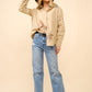 COWGIRL EMB CAMEL BUTTON DOWN